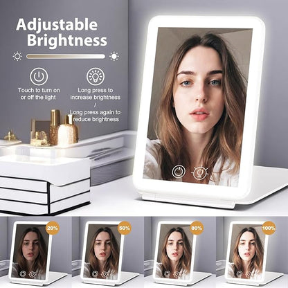 Foldable Touch Screen Makeup Mirror